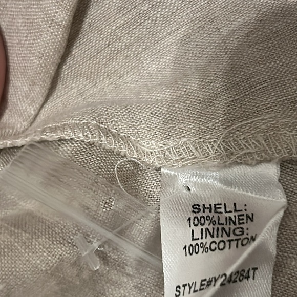 Natural Linen Tatum Dress - Picture 8 of 11